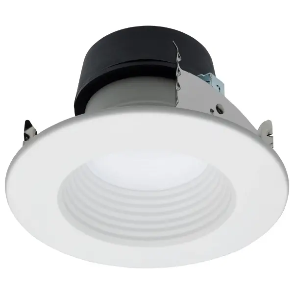 Field Selectable LED Downlight Retrofit - Deep Baffle - 5.8/7/9.5 Watts - 27K/30K/35K/40K/50K CCT - 4 Inch - Round Shape - White Finish - 120 Volts - Image 3