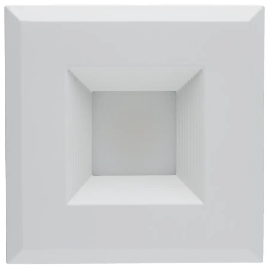 Field Selectable LED Downlight Retrofit - Deep Baffle - 5.8/7/9.5 Watts - 27K/30K/35K/40K/50K CCT - 4 Inch - Square Shape - White Finish - 120 Volts - Image 4