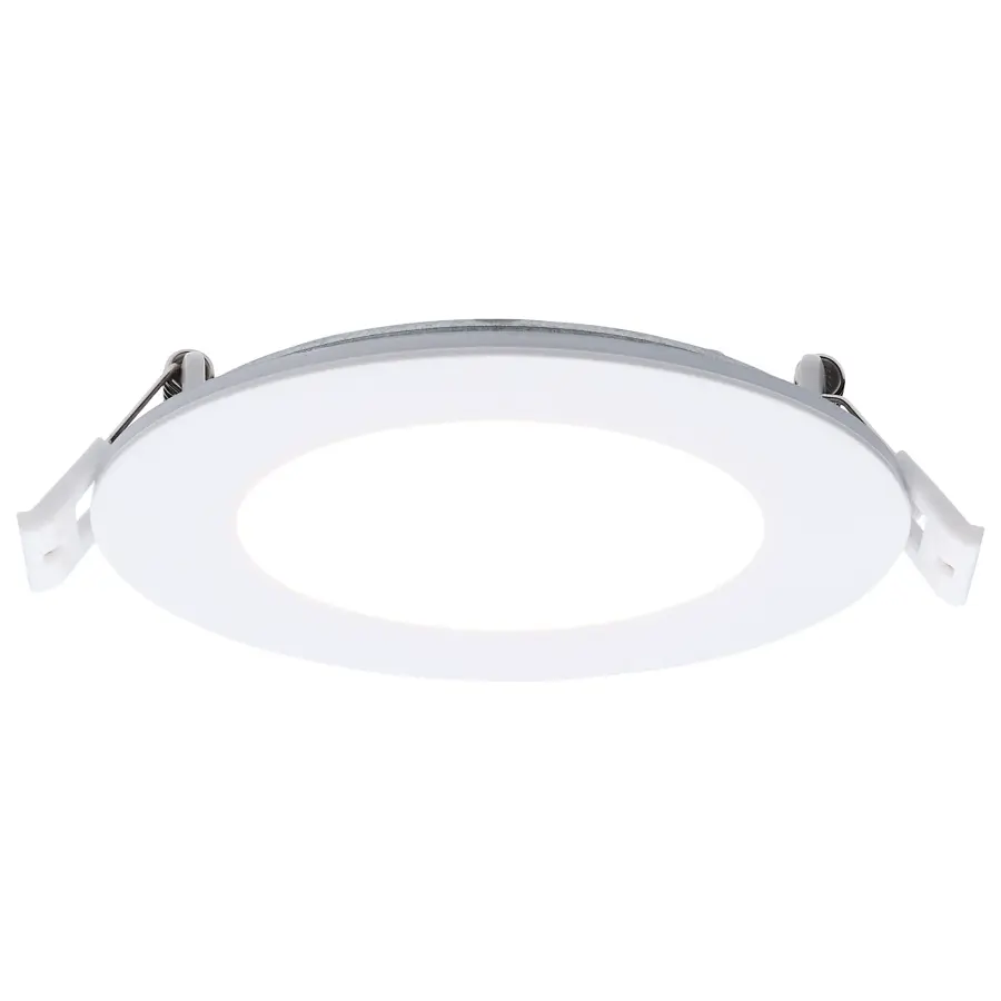 9 Watt LED Direct Wire Downlight with Night Light - 4 Inch - Remote Driver - CCT Selectable - Dimmable - Round - White Finish - Image 3