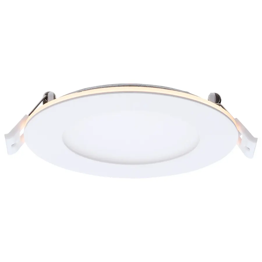 9 Watt LED Direct Wire Downlight with Night Light - 4 Inch - Remote Driver - CCT Selectable - Dimmable - Round - White Finish - Image 4