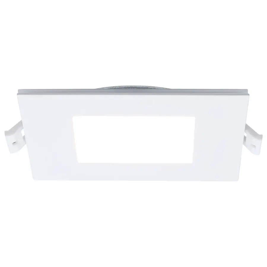9 Watt LED Direct Wire Downlight with Night Light - 4 Inch - Remote Driver - CCT Selectable - Dimmable - Square - White Finish - Image 3