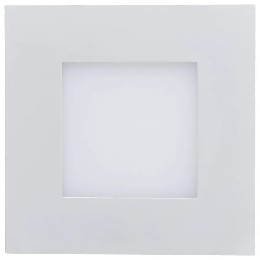 9 Watt LED Direct Wire Downlight with Night Light - 4 Inch - Remote Driver - CCT Selectable - Dimmable - Square - White Finish - Image 5