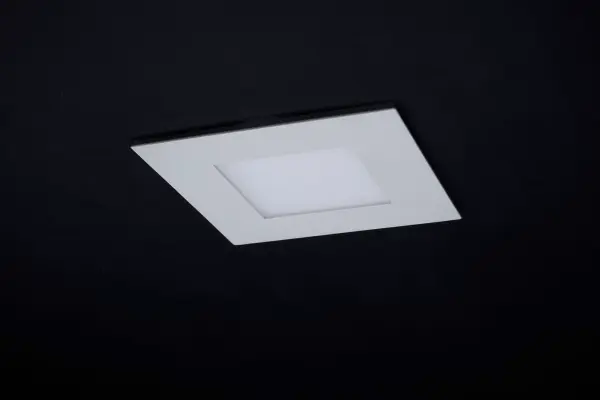 9 Watt LED Direct Wire Downlight with Night Light - 4 Inch - Remote Driver - CCT Selectable - Dimmable - Square - White Finish - Image 9