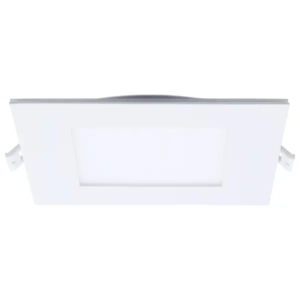 12 Watt LED Direct Wire Downlight with Night Light - 6 Inch - Remote Driver - CCT Selectable - Dimmable - Square - White Finish - Image 2