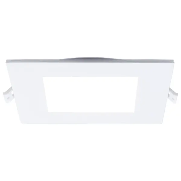 12 Watt LED Direct Wire Downlight with Night Light - 6 Inch - Remote Driver - CCT Selectable - Dimmable - Square - White Finish - Image 3
