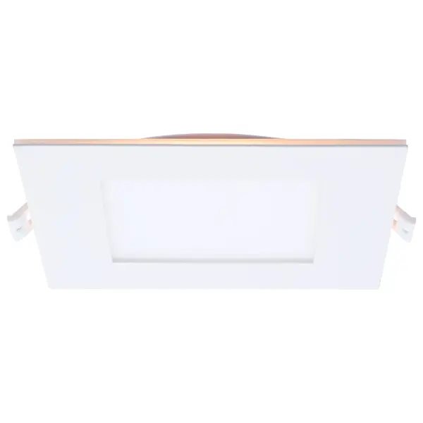 12 Watt LED Direct Wire Downlight with Night Light - 6 Inch - Remote Driver - CCT Selectable - Dimmable - Square - White Finish - Image 4
