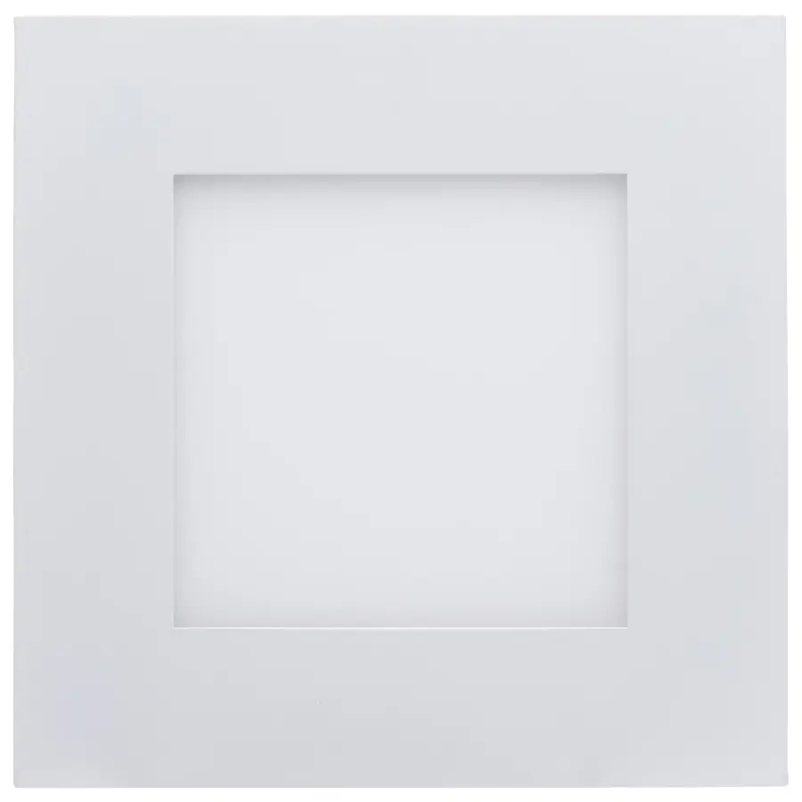 12 Watt LED Direct Wire Downlight with Night Light - 6 Inch - Remote Driver - CCT Selectable - Dimmable - Square - White Finish - Image 5