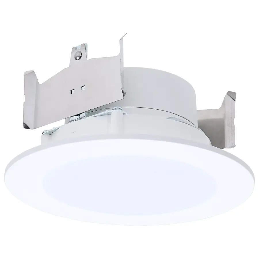8 Watt - 4 Inch LED Downlight Retrofit - 27K/30K/35K/40K/50K CCT Selectable - Flat Wafer - Round - Matte White Finish - Image 4