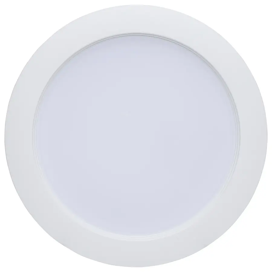 9.5 Watt - 6 Inch LED Downlight Retrofit - 27K/30K/35K/40K/50K CCT Selectable - Regressed Wafer - Round - Matte White Finish - Image 3