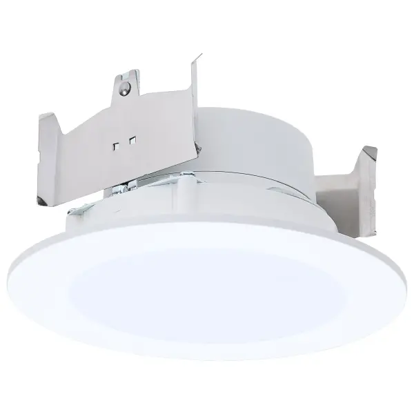 6.5/8/9.3 Watt LED Downlight Retrofit - 27K/30K/35K/40K/50K CCT - 4 Inch - Flat Wafer - Round - Matte White Finish - Image 4