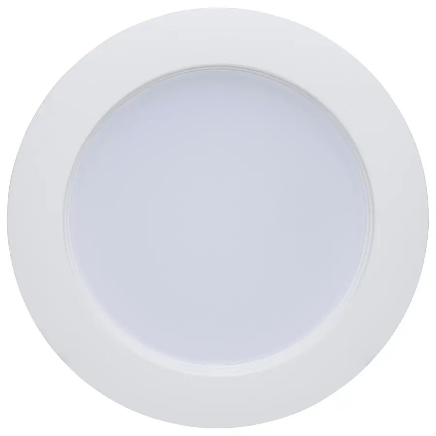 6.5/8/9.3 Watt LED Downlight Retrofit - 27K/30K/35K/40K/50K CCT - 4 Inch - Regressed Wafer - Round - Matte White Finish - Image 3