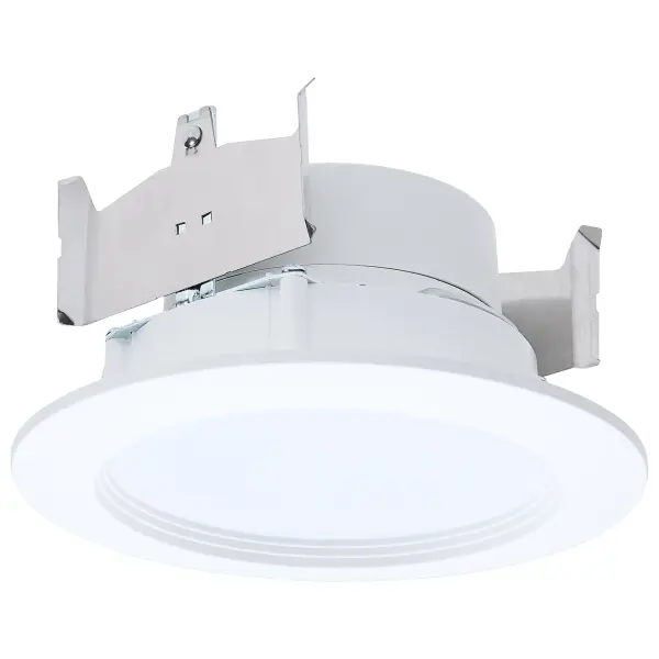 6.5/8/9.3 Watt LED Downlight Retrofit - 27K/30K/35K/40K/50K CCT - 4 Inch - Regressed Wafer - Round - Matte White Finish - Image 4
