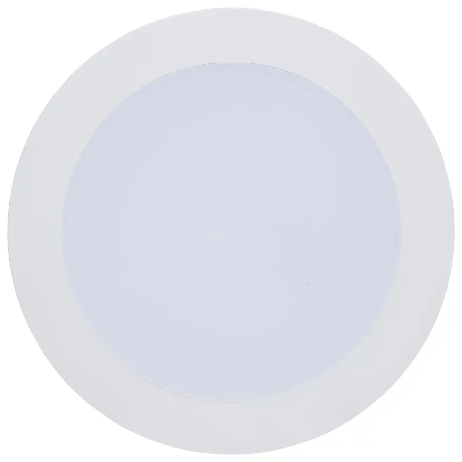 9/11/13 Watt LED Downlight Retrofit - 27K/30K/35K/40K/50K CCT - 6 Inch - Flat Wafer - Round - Matte White Finish - Image 3