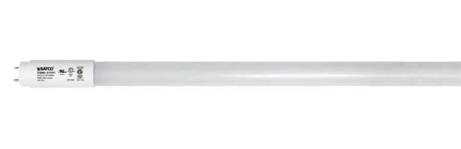 11.5 Watt T8 LED - 3500K - Medium Bi Pin base - 50000 Average rated hours - 120-277 Volt - Type B - Ballast Bypass - Single or Double Ended Wiring