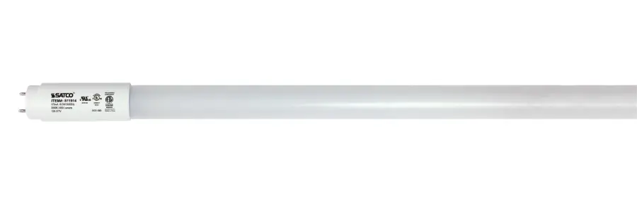 18.5 Watt T8 LED - 3000K - Medium Bi Pin base - 50000 Average rated hours - 120-277 Volt - Type B - Ballast Bypass - Single or Double Ended Wiring