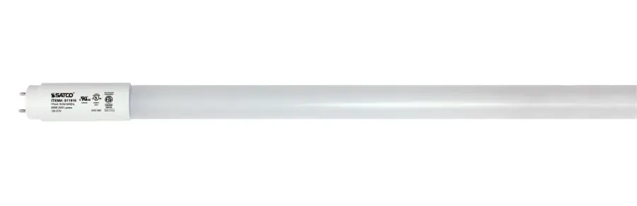 18.5 Watt T8 LED - 4000K - Medium Bi Pin base - 50000 Average rated hours - 120-277 Volt - Type B - Ballast Bypass - Single or Double Ended Wiring
