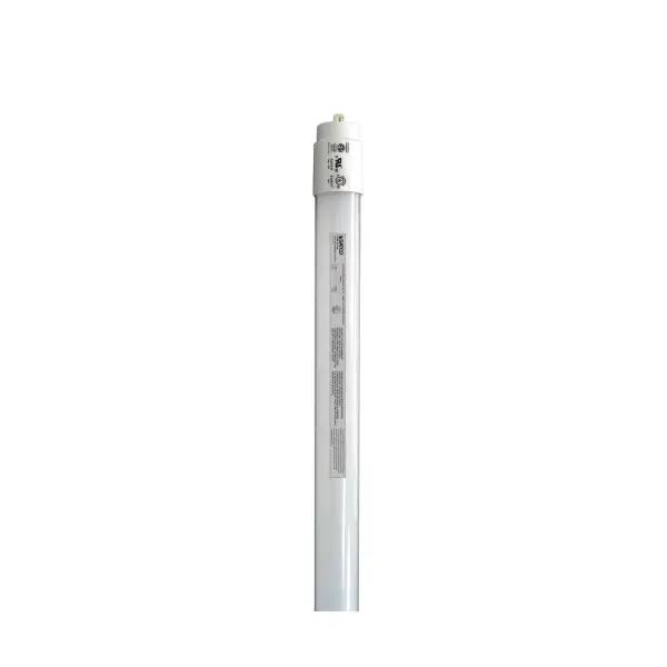 Satco's 14-watt LED, T8 bulb is an ideal lighting solution for a variety of applications. This easy to install, low maintenance lamp has a 210-degree beam spread and high lumens count for superior illumination. This frosted bulb is versatile and delivers 50,000 hours of cool white light. - alternate view