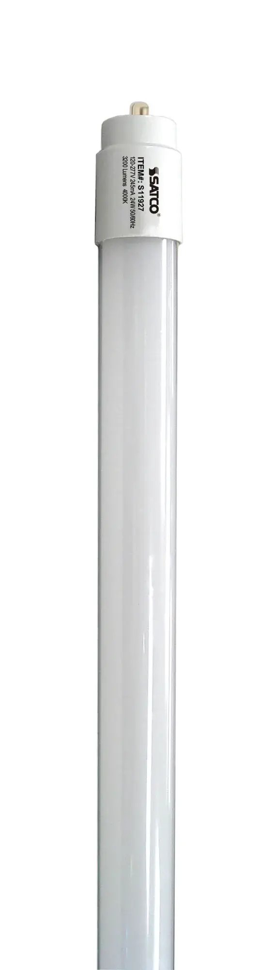 24 Watt T8 LED - Single pin base - 4000K - 50,000 Average rated hours - 3200 Lumens - Type B - 6 ft. Double Ended Bypass - Image 1
