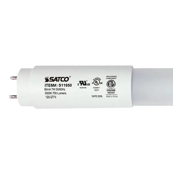 7 Watt - 18 Inch - T8 Linear LED - Medium Bi-Pin G13Base - 3000K - 50000 Average Rated Hours - 700 Lumens - Type B Ballast Bypass - Image 3