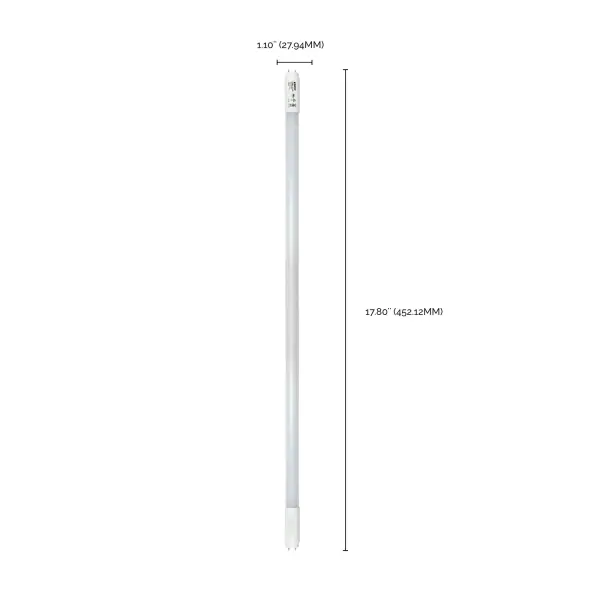 7 Watt - 18 Inch - T8 Linear LED - Medium Bi-Pin G13Base - 3000K - 50000 Average Rated Hours - 700 Lumens - Type B Ballast Bypass - Image 6