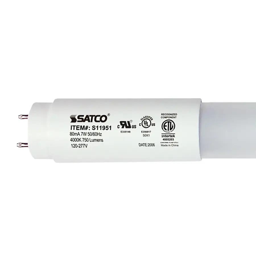 7 Watt - 18 Inch - T8 Linear LED - Medium Bi-Pin G13Base - 4000K - 50000 Average Rated Hours - 750 Lumens - Type B Ballast Bypass - Image 3
