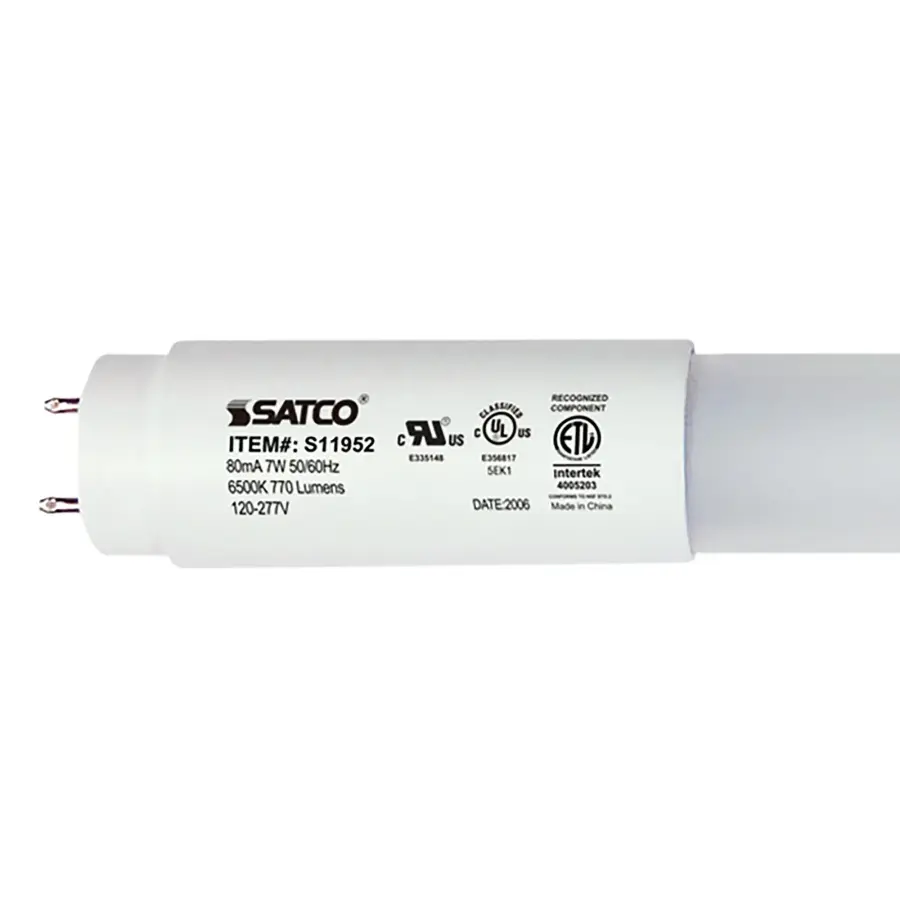 7 Watt - 18 Inch - T8 Linear LED - Medium Bi-Pin G13Base - 6500K - 50000 Average Rated Hours - 770 Lumens - Type B Ballast Bypass - Image 3