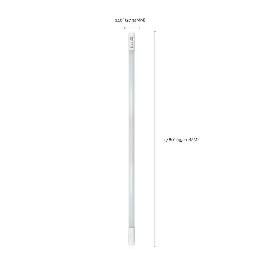7 Watt - 18 Inch - T8 Linear LED - Medium Bi-Pin G13Base - 6500K - 50000 Average Rated Hours - 770 Lumens - Type B Ballast Bypass - Image 6