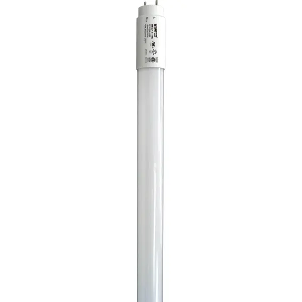 Satco's 22-watt, 60 inch, LED T8 bulb is an ideal lighting solution for a variety of applications. This energy saving, low maintenance lamp has a 160 degree beam spread and a medium bi pin base. This frosted bulb is versatile and delivers 50,000 hours of cool white light.