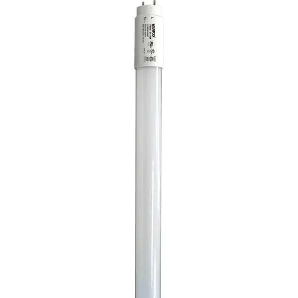 Satco's 22-watt, 60 inch, LED T8 bulb is an ideal lighting solution for a variety of applications. This energy saving, low maintenance lamp has a 160 degree beam spread and a medium bi pin base. This frosted bulb is versatile and delivers 50,000 hours of natural white light.
