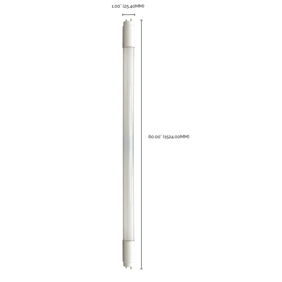 5 Foot - 22 Watt - Linear LED T8 - Type B Ballast Bypass - G13 Bi-Pin Base - 80 CRI - 5000K - Image 3