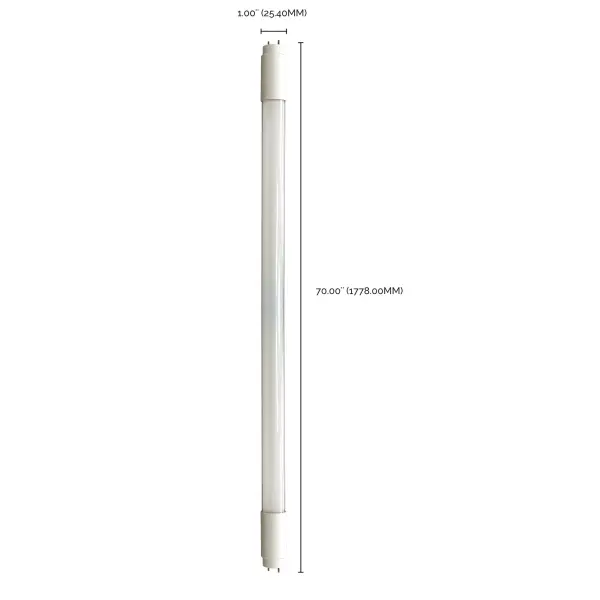 30 Watt T8 LED - Type B Ballast Bypass - G13 Bi-Pin Base - 80 CRI - 4000K - Single Ended - Image 3