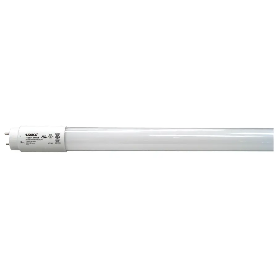 10.5 Watt T8 LED - 4Ft - 4000K - Medium Bi Pin base - 70000 Average rated hours - 1650 Lumens - Type B - Ballast Bypass - Single Ended-Double Ended - Plastic