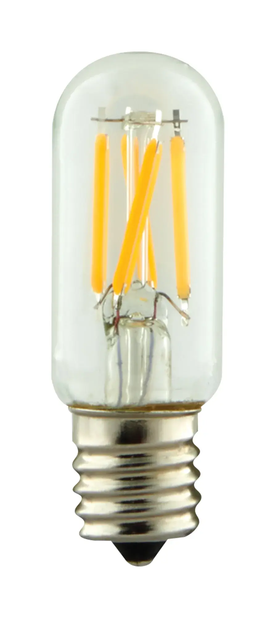 3.5 Watt - T7 LED Filament - Clear - Intermediate base - 3000K - 350 Lumens - 120 Volt - Carded - Image 1