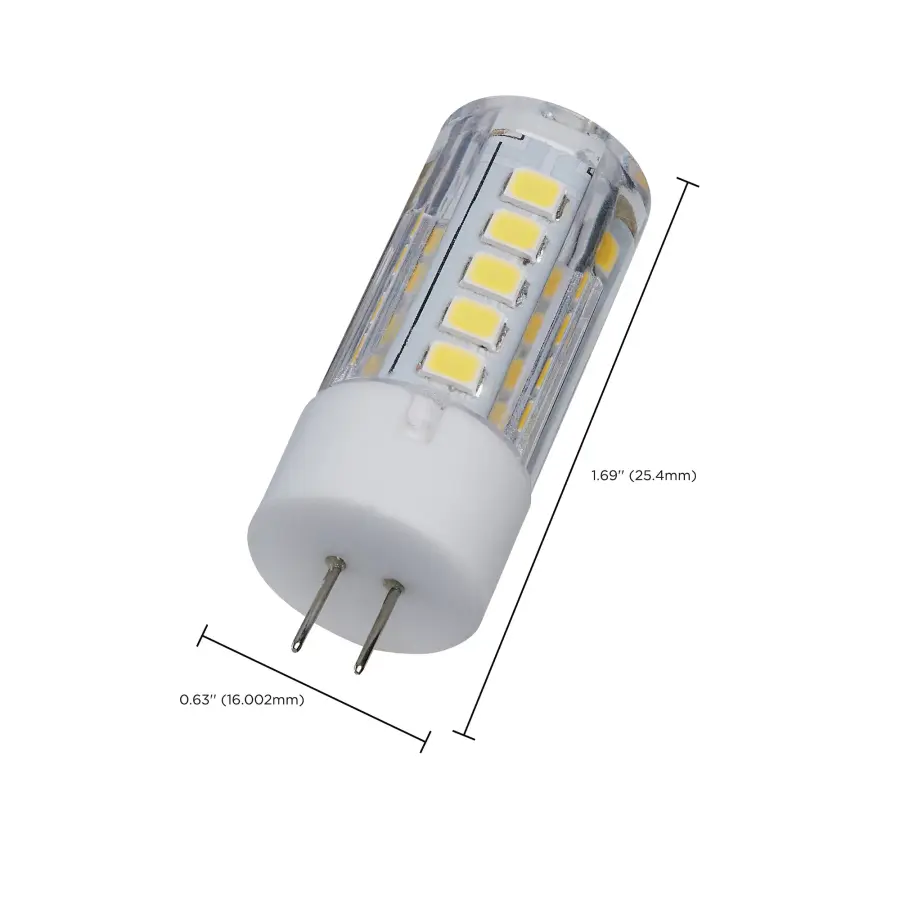 3 Watt Mini LED - G4 Base - 5000K - Clear Finish - 12 Volt - Image 4