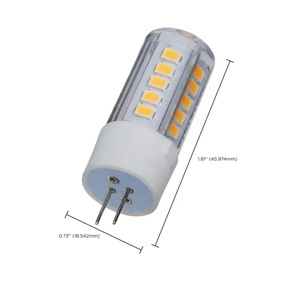 4.5 Watt Mini LED - G4 Base - 3000K - Clear Finish - 12 Volt - Image 4
