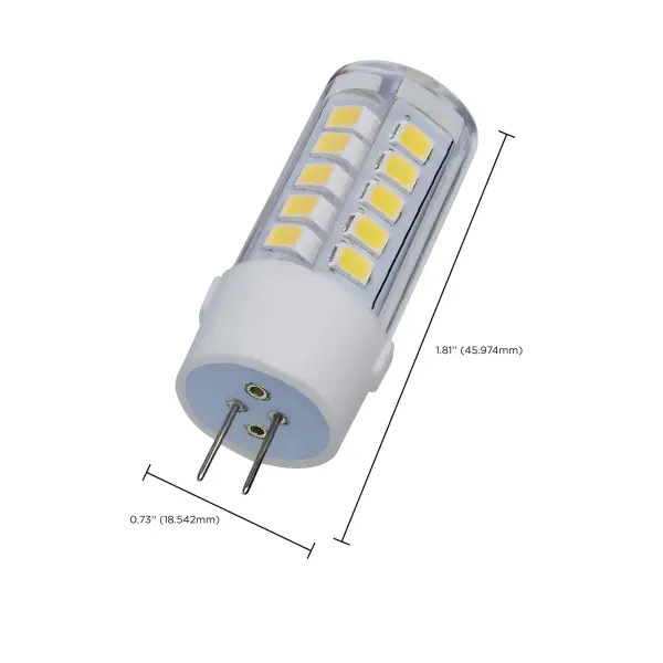 4.5 Watt Mini LED - G4 Base - 5000K - Clear Finish - 12 Volt - Image 4