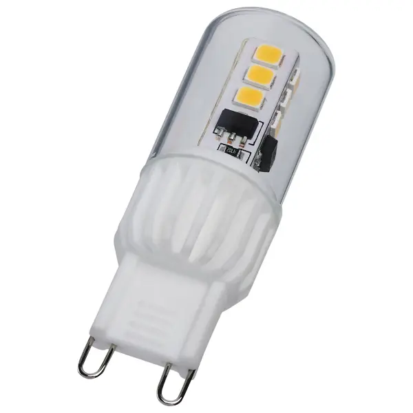 3.5 Watt Mini LED - G9 Base - 3000K - Clear Finish - 120 Volt - Image 1
