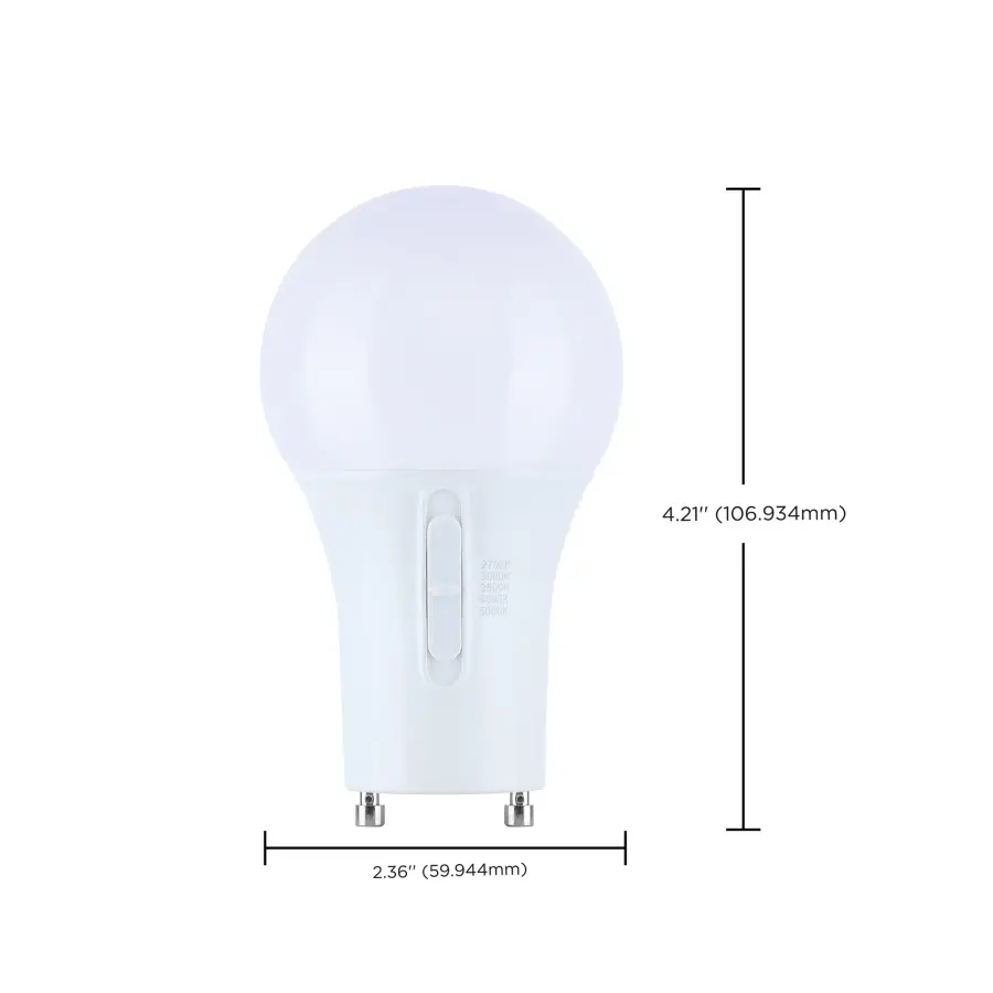 11.5 Watt LED - A19 - 27K/3K/35K/4K/5K - GU24 Base - 120 Volt - Image 11