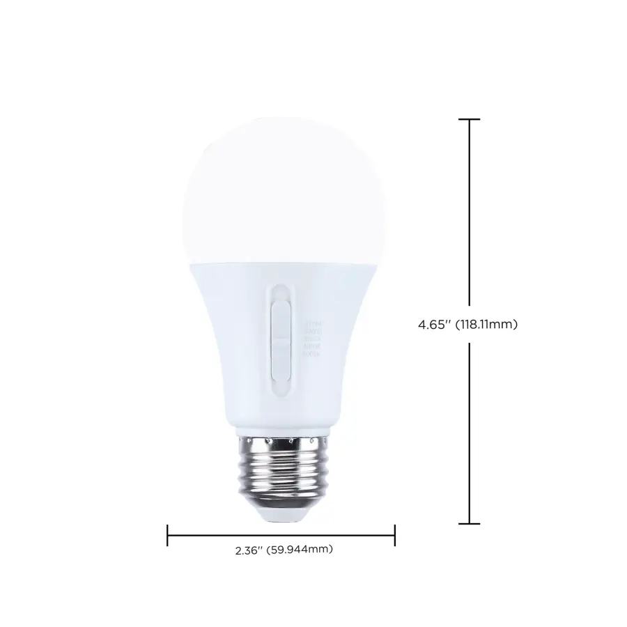 15.5 Watt LED - A19 - 27K/3K/35K/4K/5K - Medium Base - 120 Volt - Image 11