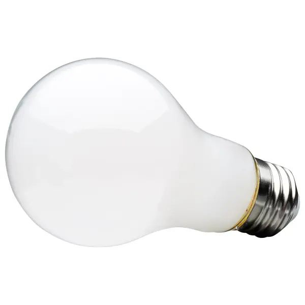 8 Watt LED A19 - 3000K-2000K Warm Dimming - Medium Base - Frost Finish - Image 3