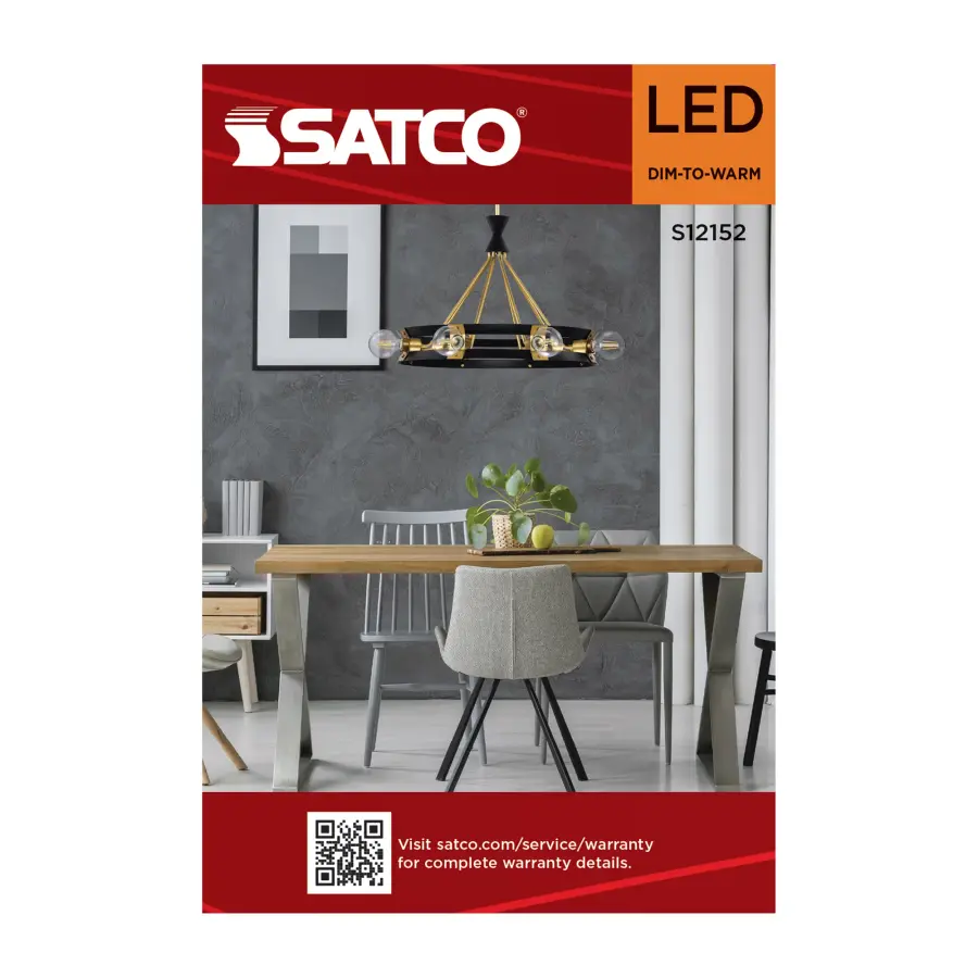 8 Watt LED G25 - 3000K-2000K Warm Dimming - Medium Base - Clear Finish - Image 6