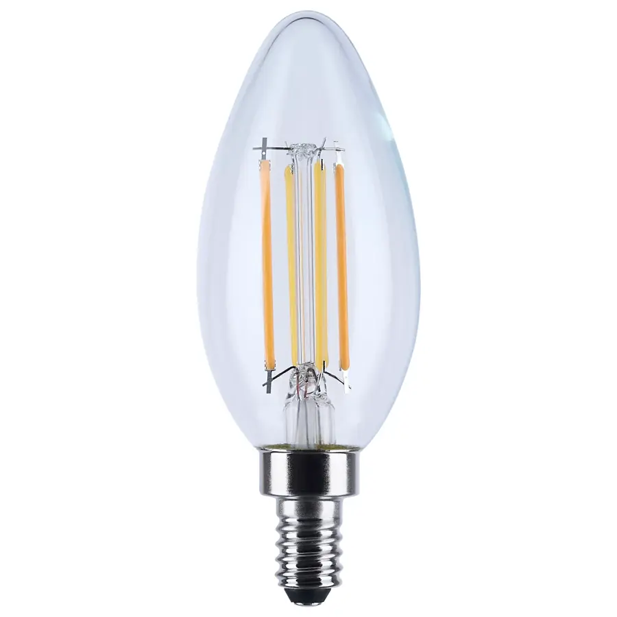 4.5 Watt LED B11 - 3000K-2000K Warm Dimming - Candelabra Base - Clear Finish - Image 1