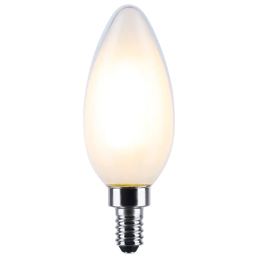 4.5 Watt LED B11 - 3000K-2000K Warm Dimming - Candelabra Base - Frost Finish - Image 2