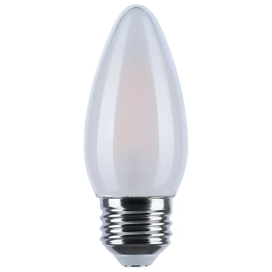 4.5 Watt LED B11 - 3000K-2000K Warm Dimming - Medium Base - Frost Finish - Image 1