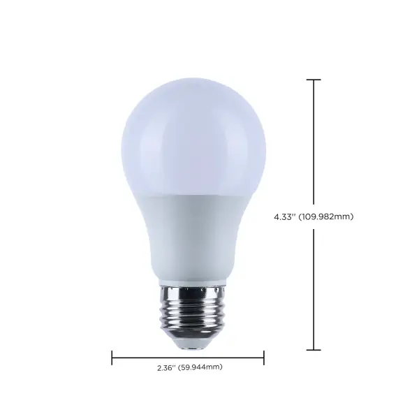 9.1 Watt A19 LED - 2700K CCT - Medium Base - White Finish - 12V-24VAC - 12V-34VDC - Image 11