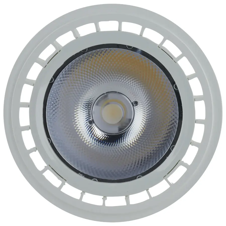 7 Watt - AR111 - COB LED - 600 Lumens - G53 Base - 80 CRI - 3000K - 12 Volt - 36 Degree - Floodlight Bulb - Image 2