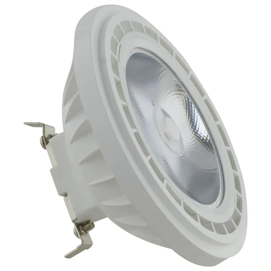 12 Watt - AR111 - COB LED - 850 Lumens - G53 Base - 80 CRI - 3000K - 12 Volt - 12 Degree Spotlight Bulb - Image 1