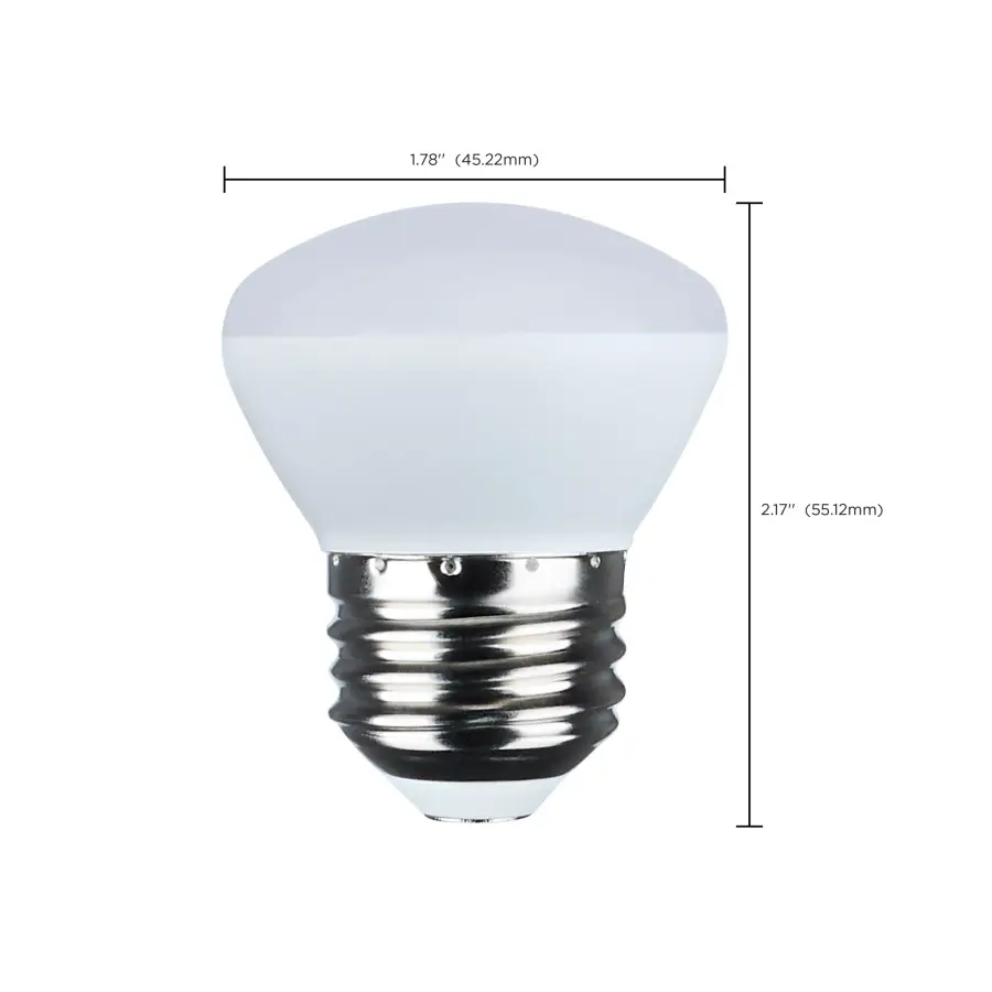 3.5 Watt - R14 LED - Medium Base - 3000K CCT - Frost Finish - 120 Volt - Image 4