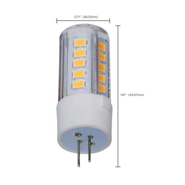 4.5 Watt T6 LED - Clear Finish - Bi Pin G4 Base - 3000K - 12 Volt - Image 8