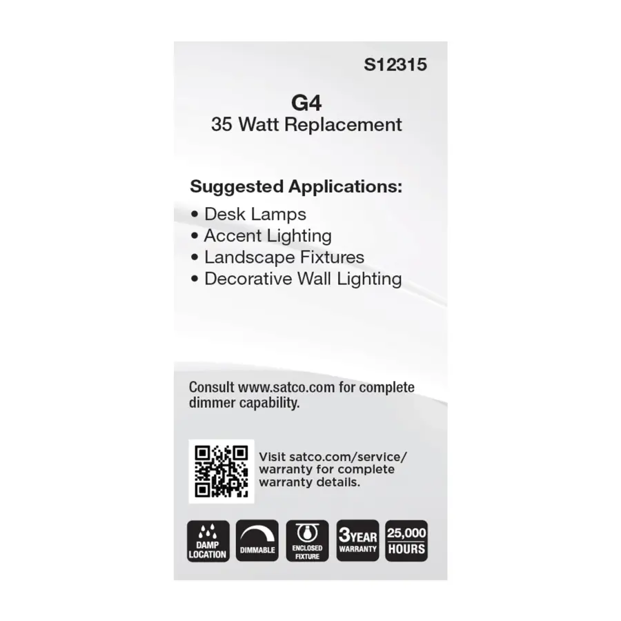 4.5 Watt T6 LED - Clear Finish - Bi Pin G4 Base - 5000K - 12 Volt - Image 4